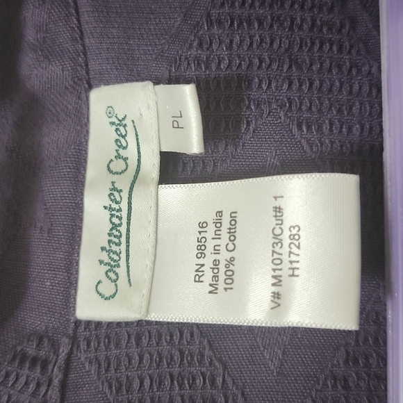 Purple Coldwater Creek Jacket - Picture 4 of 8